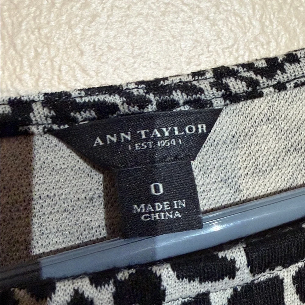 Ann Taylor Black and white Dress